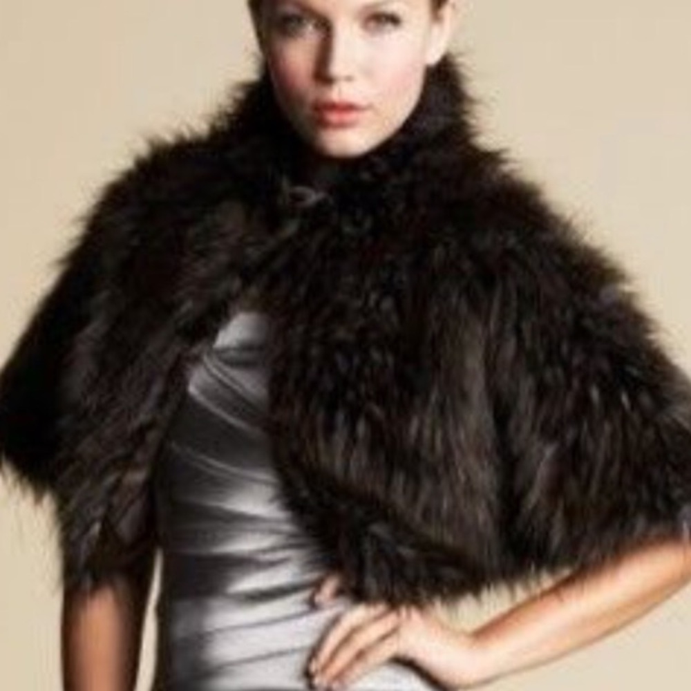 Bebe Black Capelet